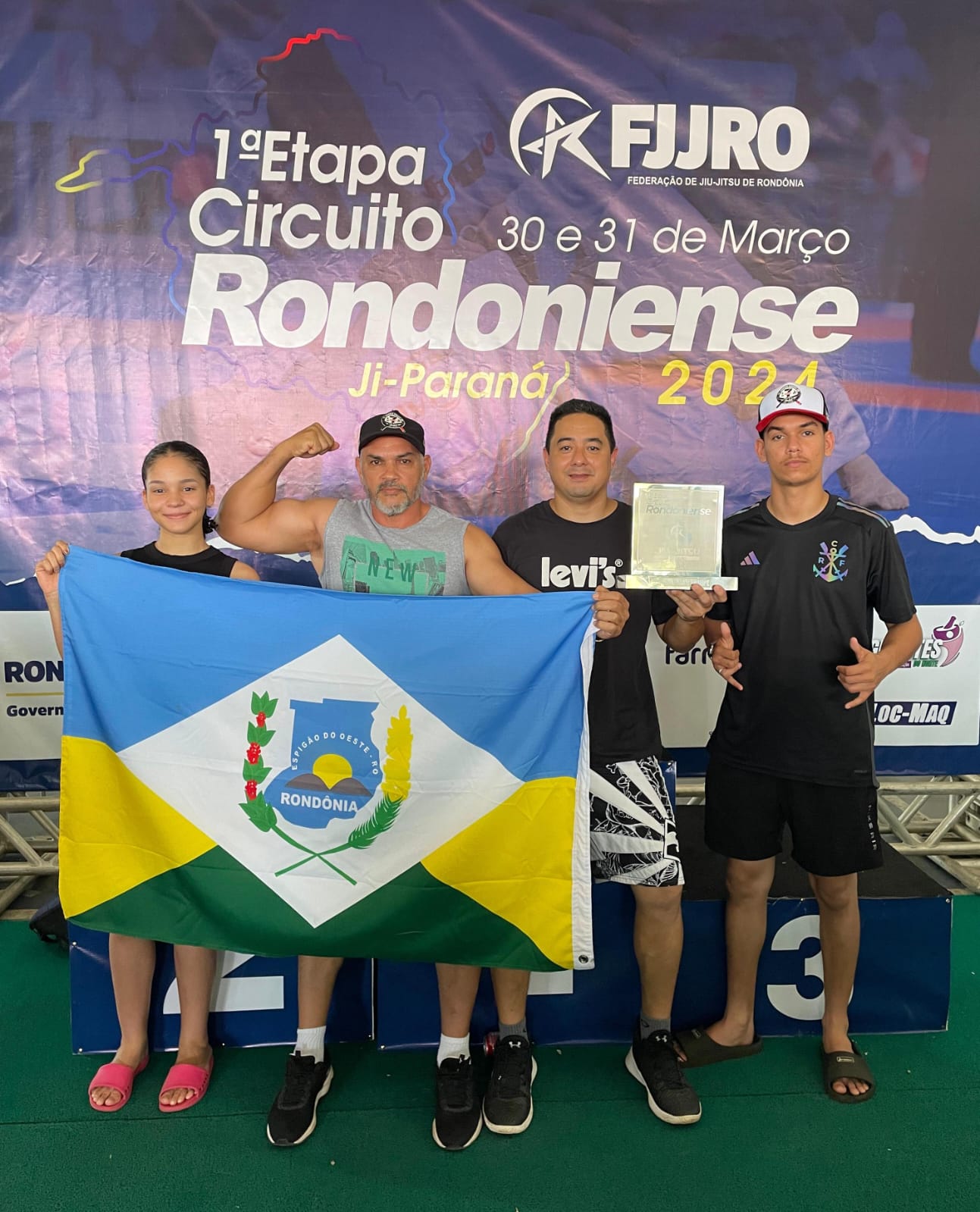 Atletas de Jiu-Jitsu de Espigão D'Oeste são destaques na 1ª Etapa do Circuito Rondoniense