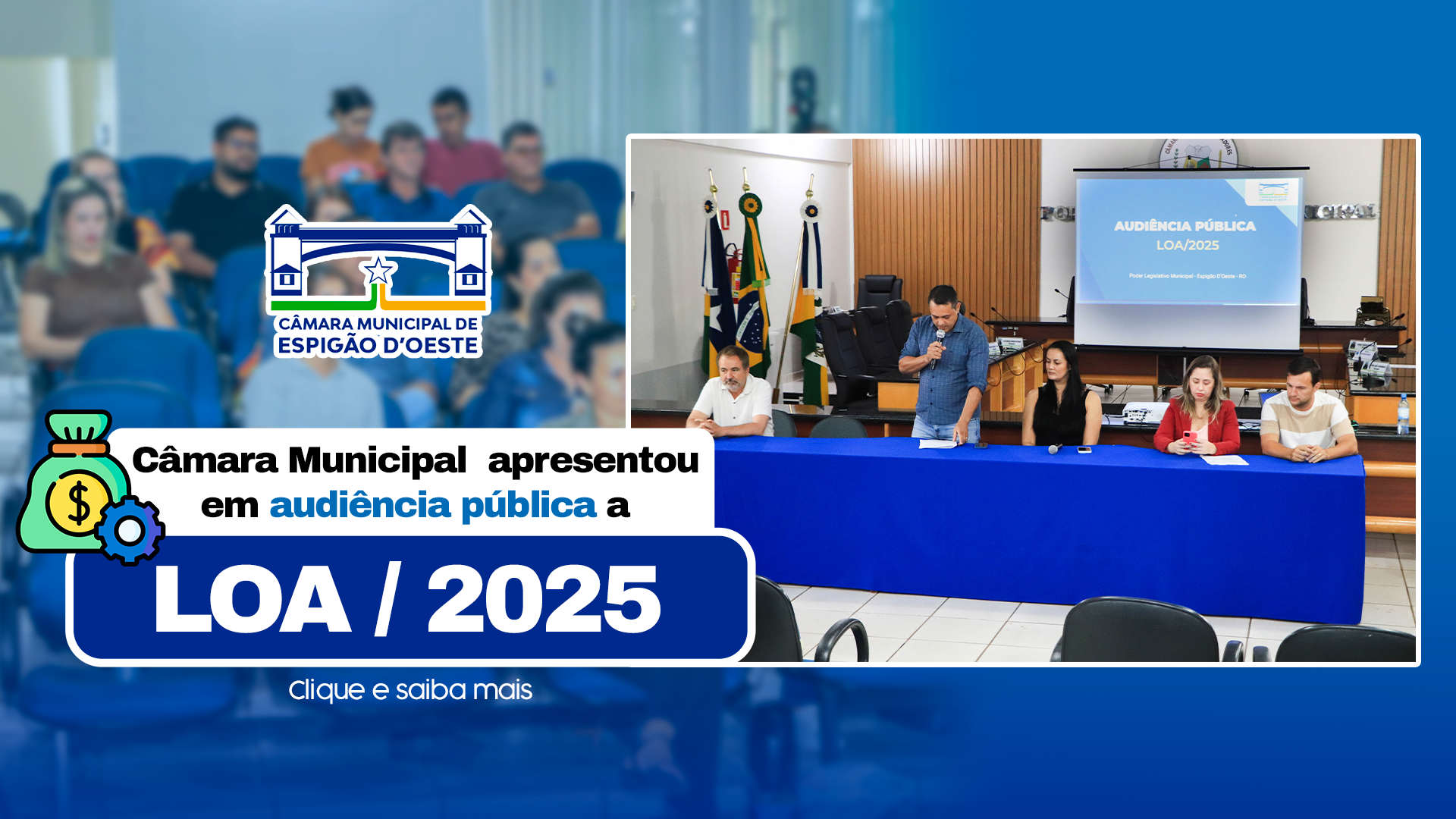 Câmara de Espigão D'Oeste Realiza Audiência Pública para Apresentação da LOA 2025