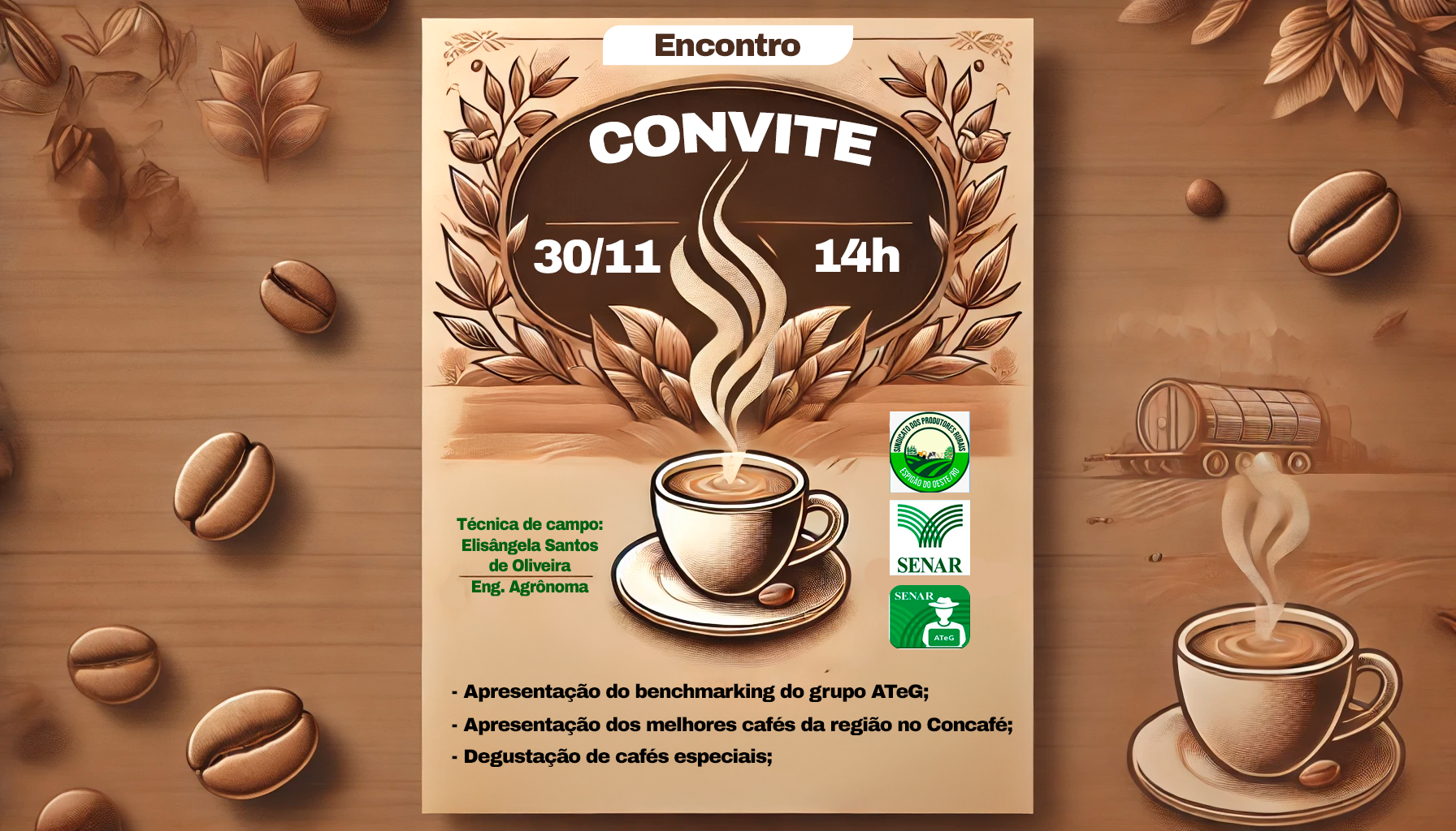 Participe do Encontro de Cafeicultores em Espigão do Oeste!