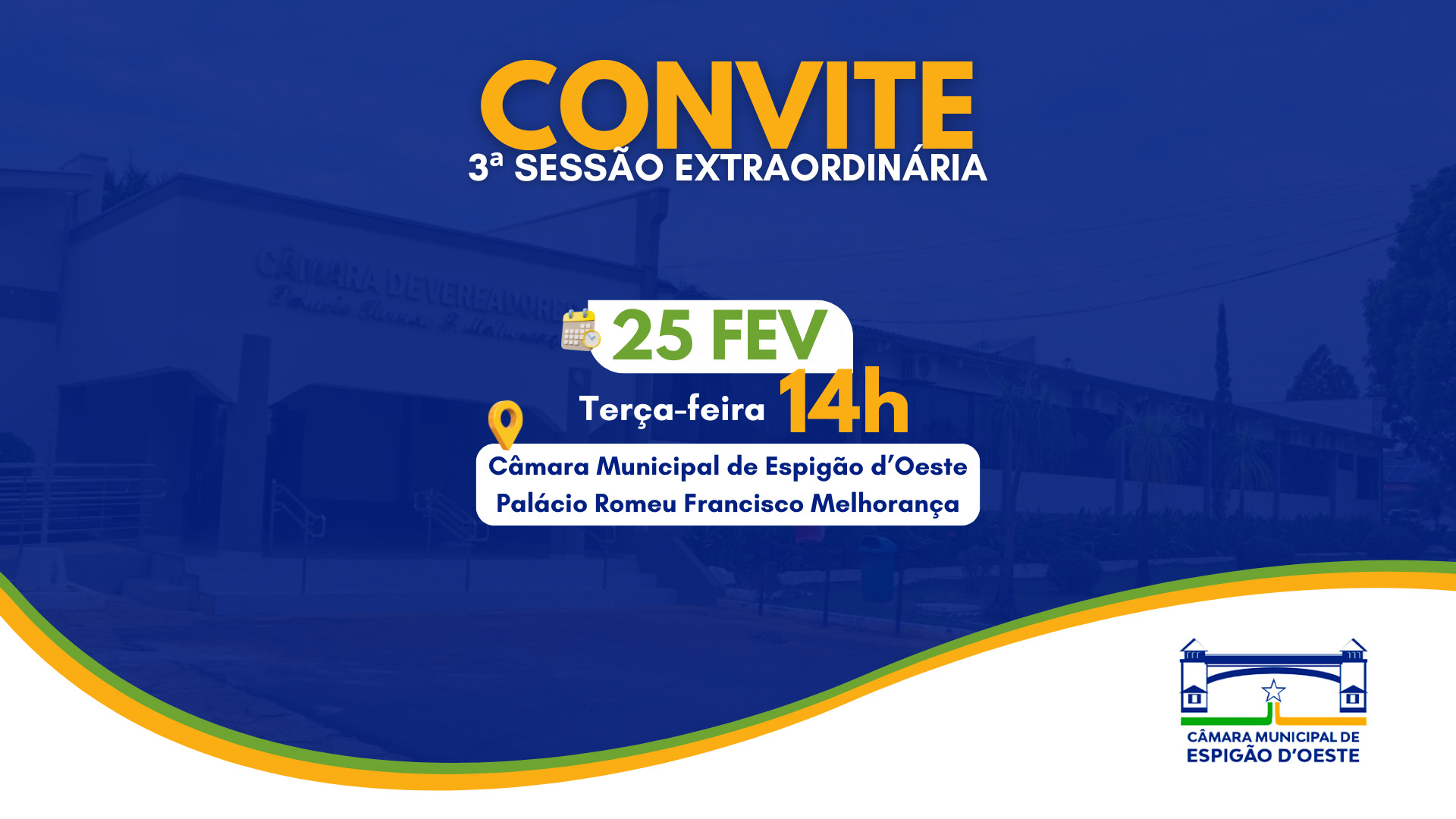 CONVITE 3ª SESSÃO EXTRAORDINÁRIA DE 2025