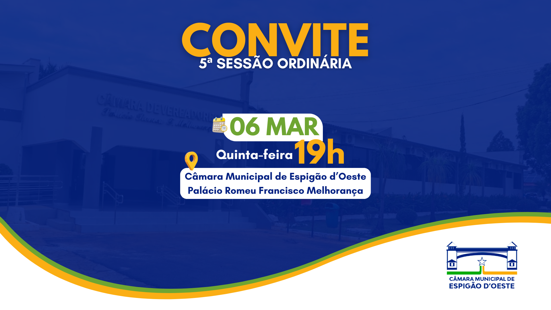 CONVITE 5ª SESSÃO ORDINÁRIA DE 2025