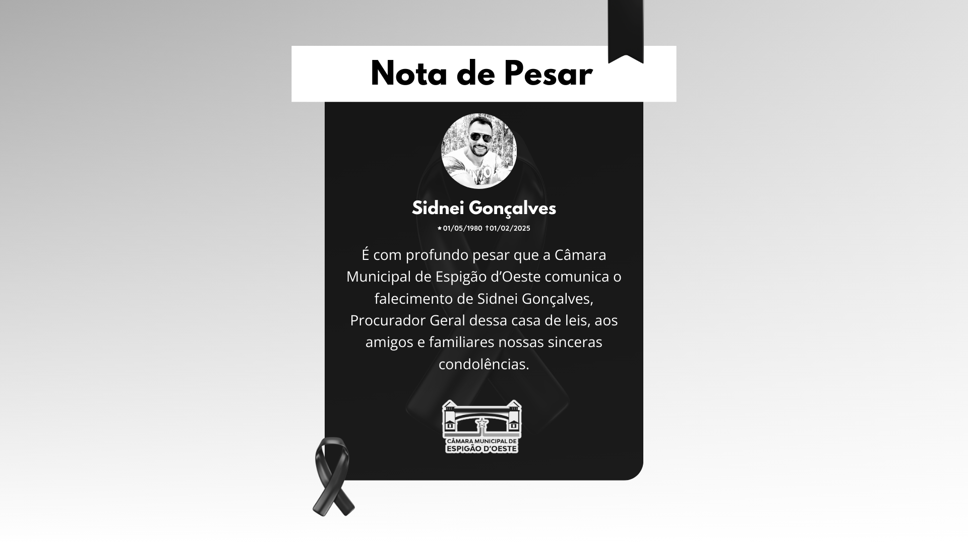 NOTA DE PESAR