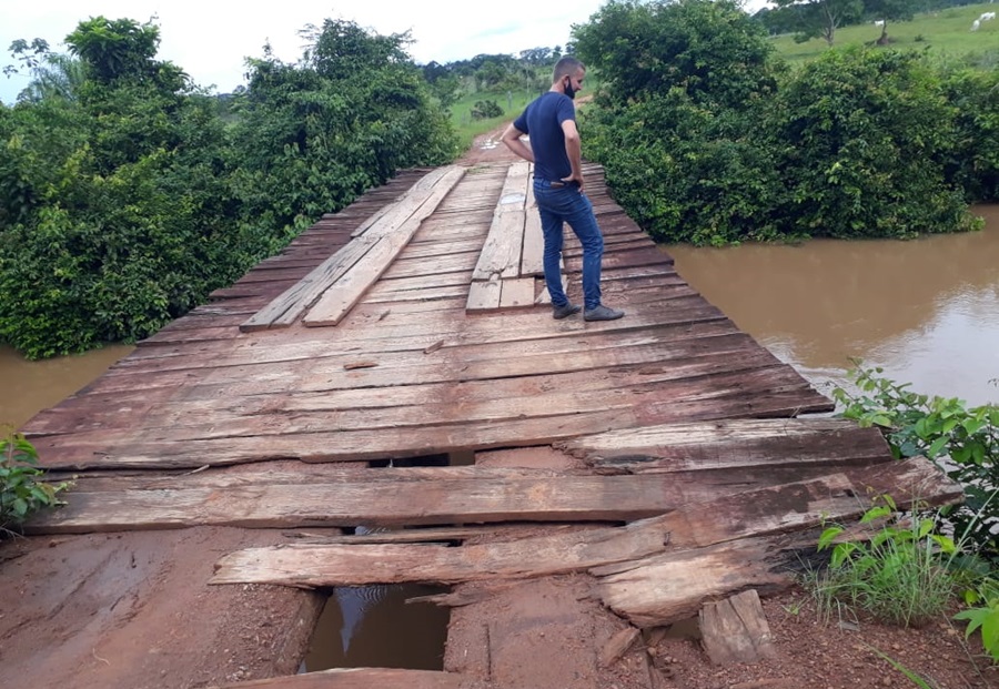 Estradas e pontes no interior são fiscalizadas por comissão de vereadores