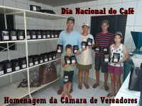 Homenagem da Câmara de Vereadores aos produtores de café em Espigão