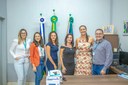 Presidente Delker Nobre recebeu visita da Sicoob