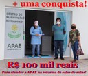 Propositura do vereador Adriano da Ambulância atende a APAE de Espigão do Oeste