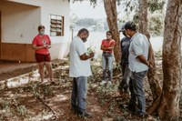 Vereador Professor Hermes, visita prédio Escola Dílson Rodrigues Belo, na PA2